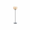 Brilliant Staande lamp Kaizen LED H140cm E27 - metaal & glas - amber