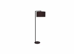 Staande lamp Manuel H160cm E27 - metaal & kunststof - zwart