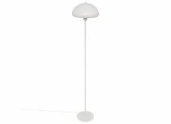 Staande lamp Savio H140cm E27 - staal - wit
