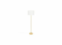 Staande lamp Tina H150cm E27 - metaal & bouclé - goud