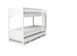 Stapelbed met bedlade Duet 90x200cm - decor - beuk wit