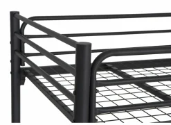 Stapelbed Us 90x200cm - metaal - zwart