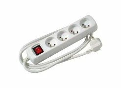 Stekkerdoos met schakelaar, 4-voudig