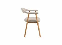 Stoel Addi 56x54x75,5cm - bouclé - beige