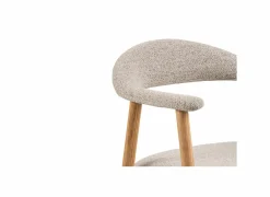 Stoel Addi 56x54x75,5cm - bouclé - beige
