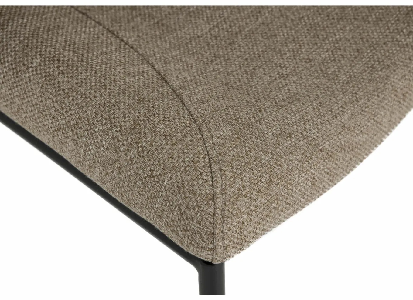 Stoel Aguila 55x60x84cm - stof - lichtbruin