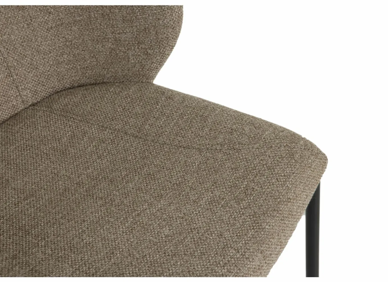 Stoel Aguila 55x60x84cm - stof - lichtbruin