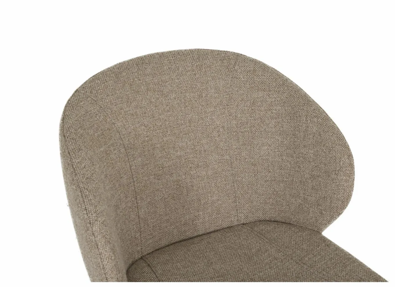 Stoel Aguila 55x60x84cm - stof - lichtbruin