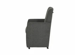 Stoel Aragon 60x70x100cm - stof - antraciet