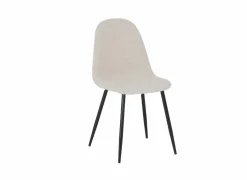 Stoel Charlton 44x53x87cm - molton - boucle beige