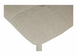 Stoel Churchill 46x54,5x85cm - metaal/stof - beige