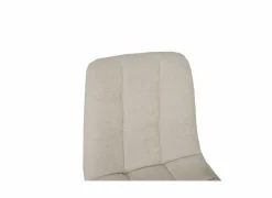 Stoel Churchill 46x54,5x85cm - metaal/stof - beige