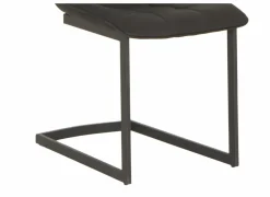 Stoel Cloud 46,5x57x86cm - microvezel - zwart