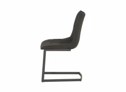 Stoel Cloud 46,5x57x86cm - microvezel - zwart