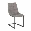Stoel Cloud 46,5x57x86cm - microvezel - grijs