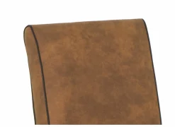 Stoel Cowboy 51x60x95cm - microvezel - cognac preston