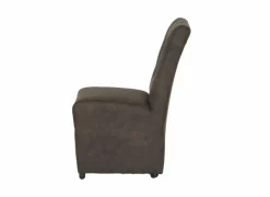 Stoel Dakar 52x72x97,5cm - microvezel - antraciet