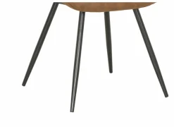 Stoel Driss 51x53x80cm - stof - cognac