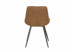 Stoel Driss 51x53x80cm - stof - cognac
