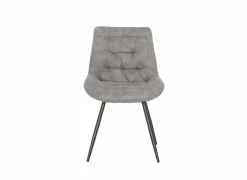 Stoel Driss 51x53x80cm - stof - grijs