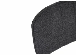 Stoel Epoca 46x54,5x85cm - stof - antraciet