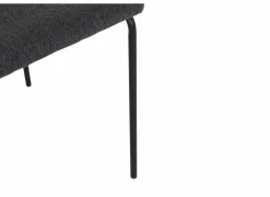 Stoel Epoca 46x54,5x85cm - stof - antraciet