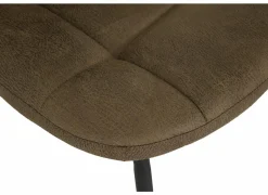 Stoel Factory 50x57x84cm - stof - bruin