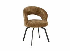 Stoel Festo stof bruin