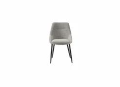 Stoel Figo 50x47x87cm - stof - grijs