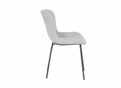 Stoel Jutta 48x57,5x81cm - polyestervezel - lichtgrijs