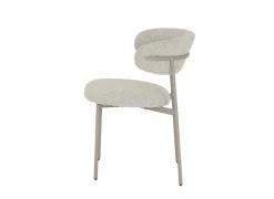 Stoel Luke 54,5x58x79cm - bouclé - taupe beige