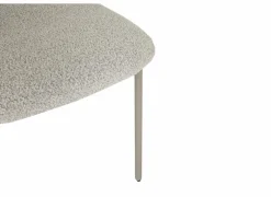 Stoel Luke 54,5x58x79cm - bouclé - taupe beige