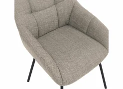 Stoel Navajo 57,5x65x85cm - stof - beige