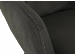 Stoel Nelson 58x63x85cm - microvezel - antraciet