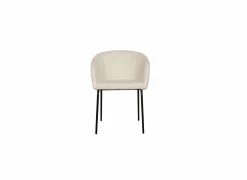 Stoel Nimbus 59x61x77cm - bouclé - wit