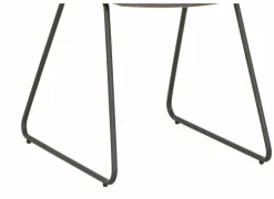 Stoel Patti 49x53x87cm - stof - antraciet