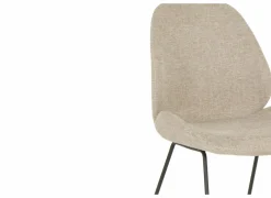 Stoel Patti 49x53x87cm - stof - beige