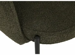 Stoel Peak 63x61x84cm - bouclé - groen