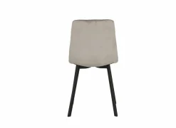 Stoel Runner 44x54x87cm - fluweel - taupe