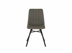 Stoel S190 45,5x56x87,5cm - lederlook - cappucino