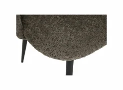 Stoel Serra 51,5x45,5x79,5cm - stof - bruin