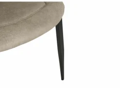 Stoel ST2408  52x61x84cm - stof - zand