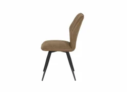 Stoel 47x42x92cm - fluweel - whisky