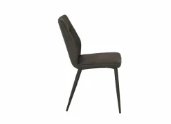 Stoel 47x55x89cm - stof - grijs