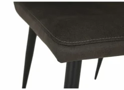 Stoel 47x55x89cm - stof - grijs