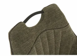 Stoel 58x55x90cm - stof - groen