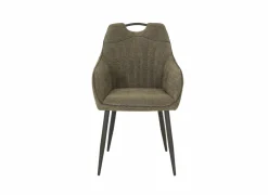 Stoel 58x55x90cm - stof - groen