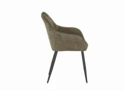 Stoel 58x55x90cm - stof - groen