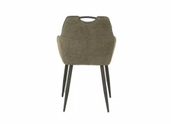 Stoel 58x55x90cm - stof - groen