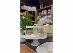 Taartschotel Cucina Ø22,5x11,5cm - porselein - wit